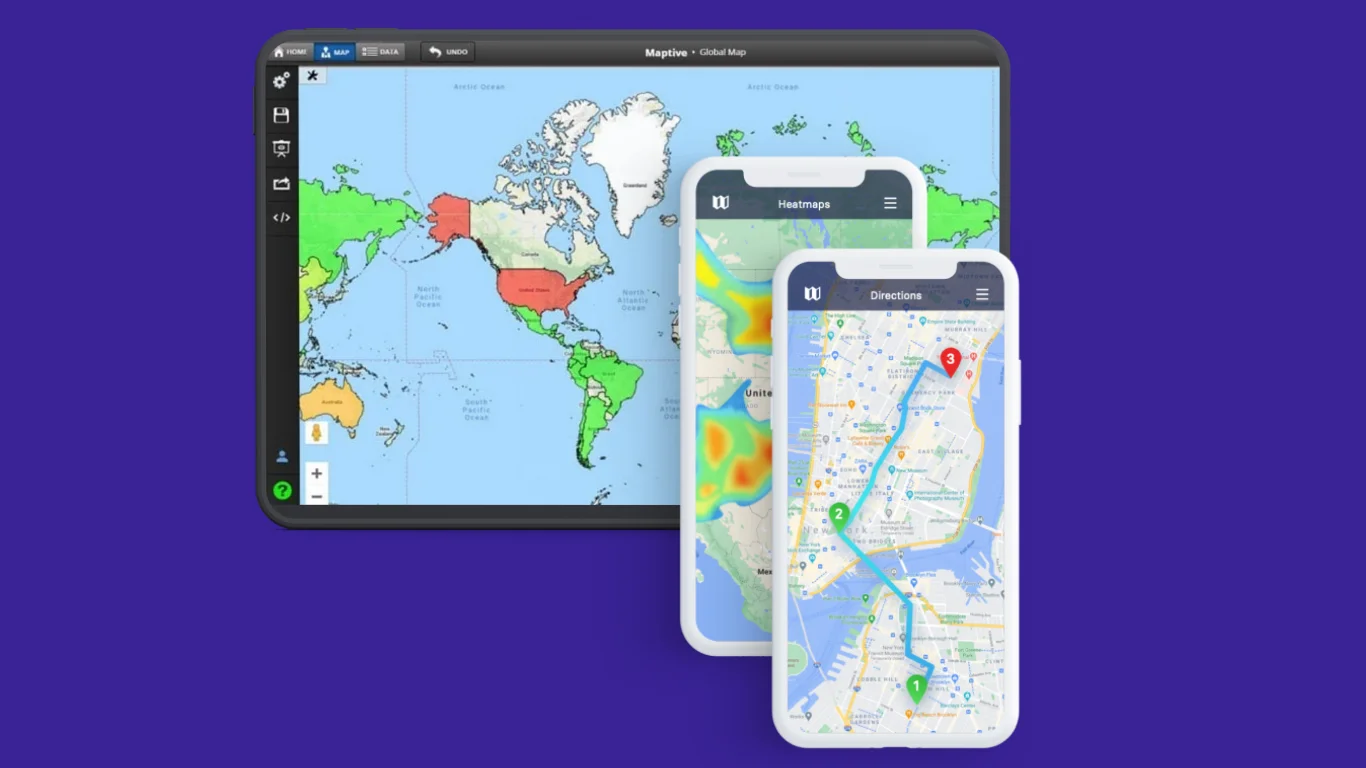 SaaS Mapping Platform (Maptive) project screenshot